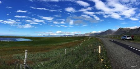 PANORAMICA DEL CRATER SNAEFELLSJÖKULL/JULIO VERNE –  PENÍNSULA DE SNAEFELLSNES  - OEST D’ISLANDIA 