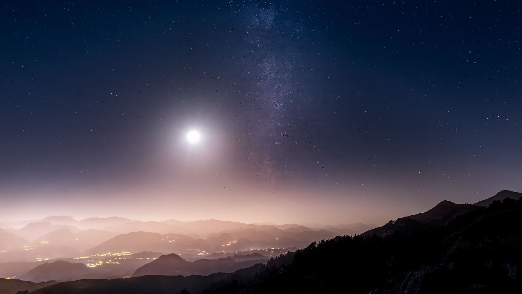 Bright moon