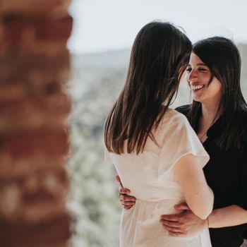 preboda Sara y Alison en Almonaster la Real en Huelva