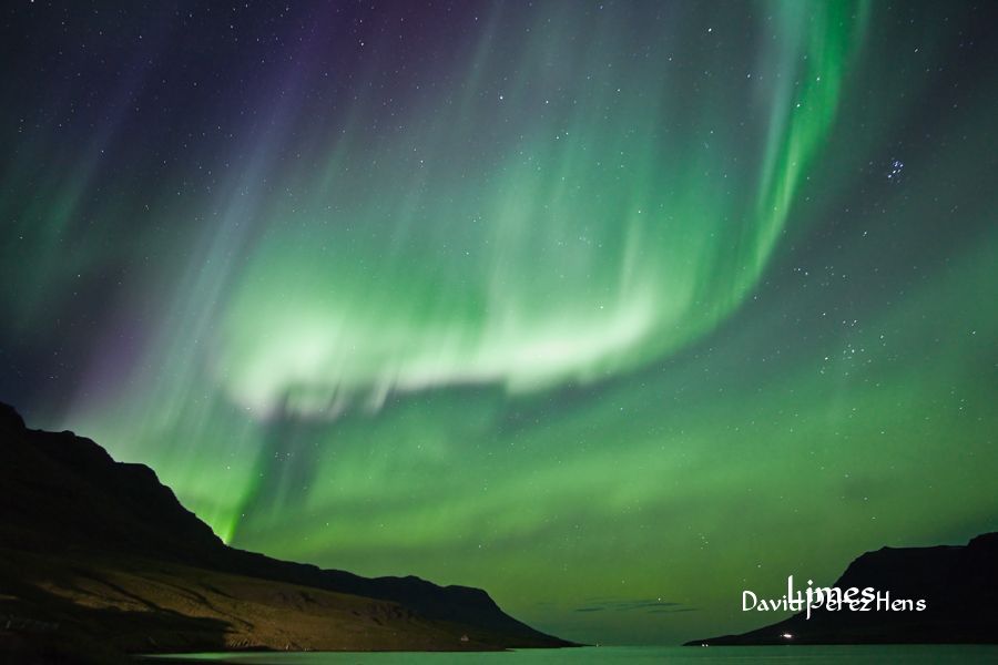 Aurora Boreal, septiembre2016.Imagen David Pérez Hens