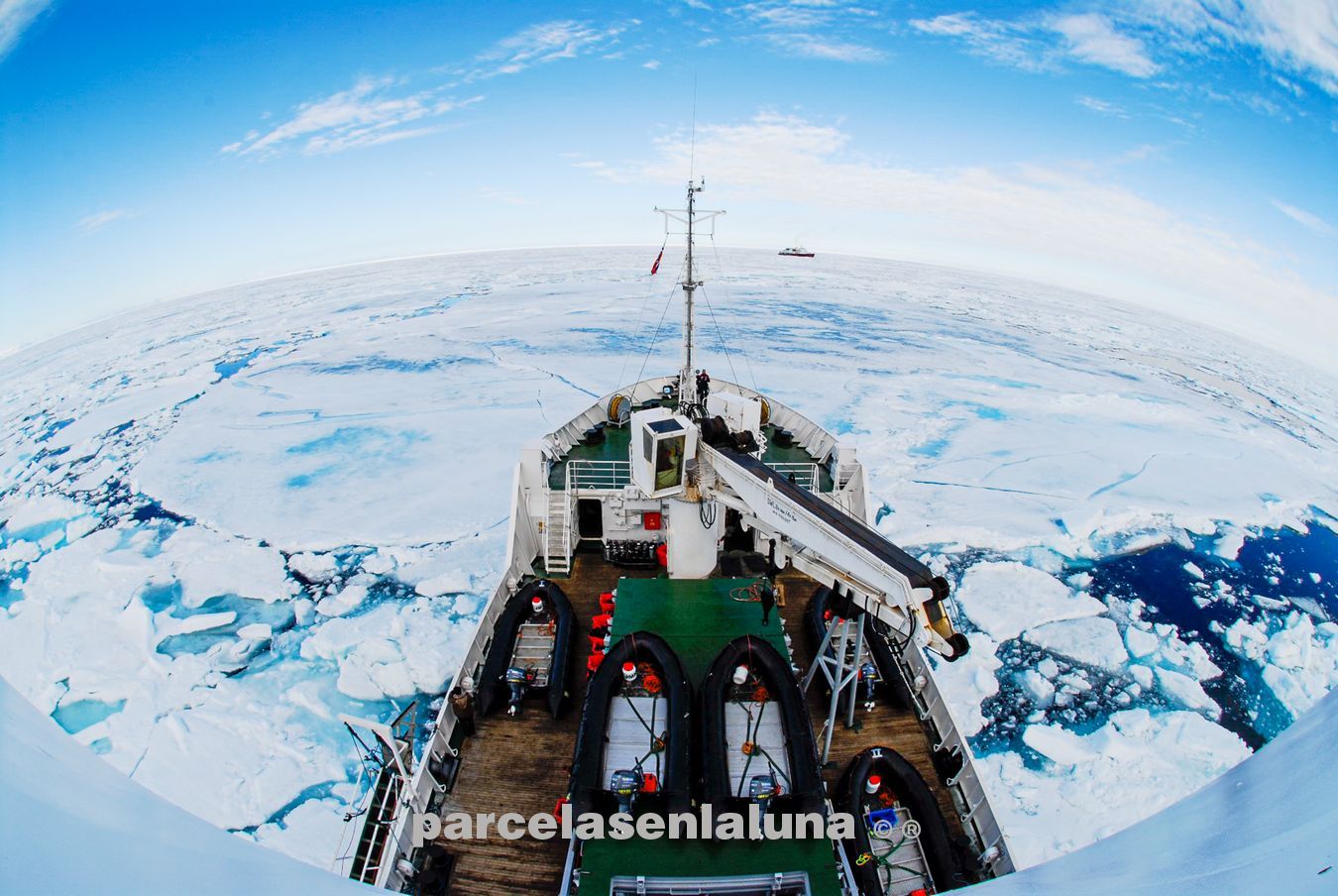 svalbard ártico parcelas en la luna